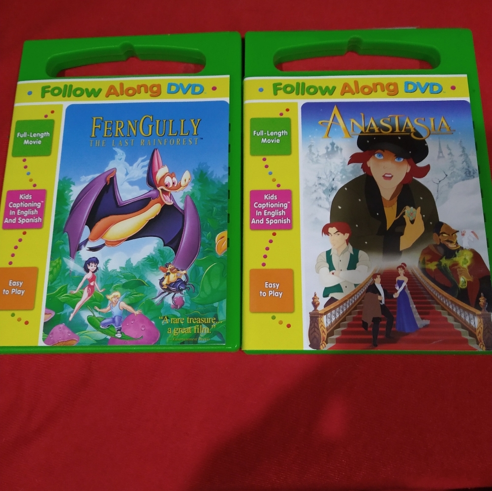 Ferngully and Anastasia Follow Along DVDs